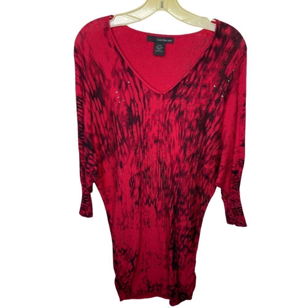 Calvin Klein Jeans‎ Sweater Dress Red